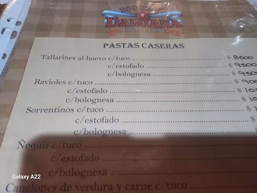 Bodegon La Damiana Parrilla cocina