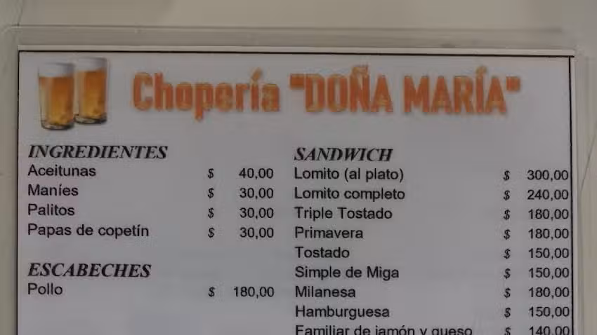 Choperia Do&ntilde;a Maria