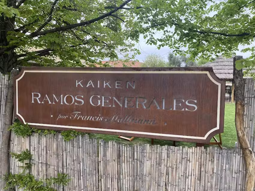 Kaiken Ramos Generales By Francis Mallmann