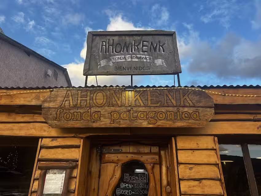 Restaurante Ahonikenk Chalten Fonda Patagonia
